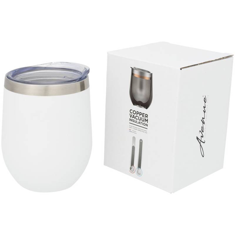 Corzo termohrnček s izoláciou z medi a vákua 350ml, biela Corzo termohrnček s izoláciou z medi a vákua 350ml, biela